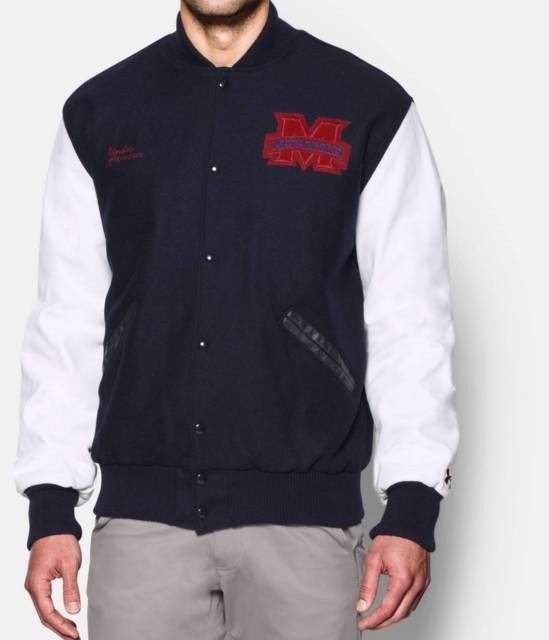under armour leather jacket